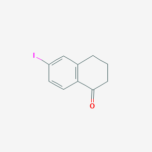 Chemical structure of 6-Iodo-3,4-dihydronaphthalen-1(2H)-one