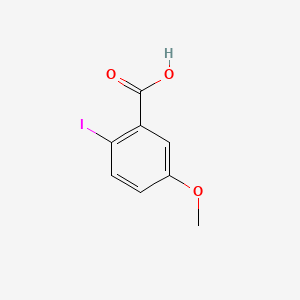 Chemical structure of 2-Iodo-5-methoxybenzoic acid