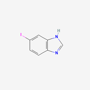 Chemical structure of 6-Iodo-1H-benzo[d]imidazole