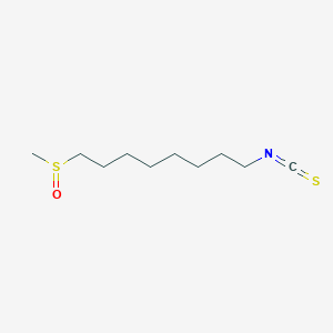Chemical structure of 1-Isothiocyanato-8-(methylsulfinyl)-octane