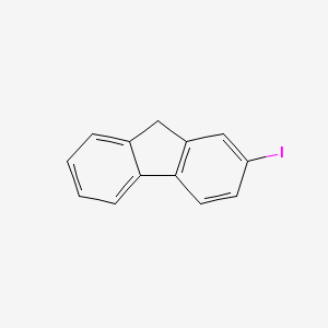 Chemical structure of 2-Iodofluorene