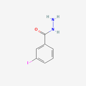 Chemical structure of 3-Iodobenzhydrazide