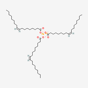 Chemical structure of Iron Trioleate