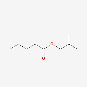 Chemical structure of Isobutyl Valerate