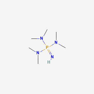 Chemical structure of Imino-tris(dimethylamino)phosphorane