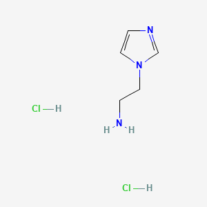 Chemical structure of 2-Imidazol-1-yl-ethylamine