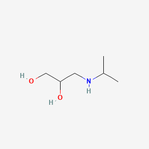 Chemical structure of 3-(Isopropylamino)-1,2-Propanediol