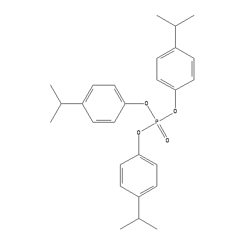 Chemical structure of Isopropylate Triphenyl Phosphate
