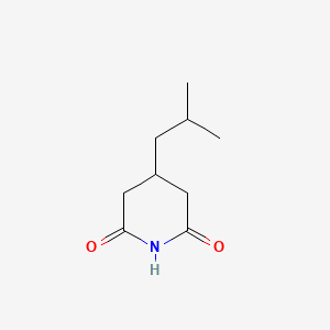 Chemical structure of 3-Isobutylglutarimid