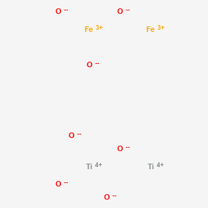 Chemical structure of Iron(II) titanium oxide