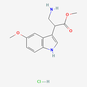 Chemical structure of Indorenate hydrochloride