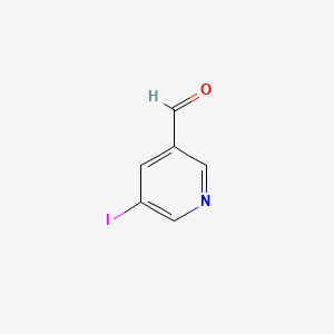 Chemical structure of 5-Iodo-pyridine-3-carbaldehyde