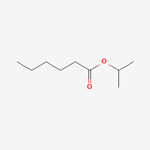 Chemical structure of Isopropyl Hexanoate