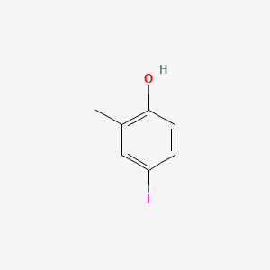 Chemical structure of 4-Iodo-2-methylphenol