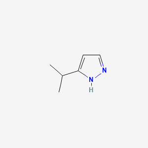 Chemical structure of 3-Isopropylpyrazole