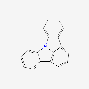 Chemical structure of Indolo[3,2,1-jk]carbazole