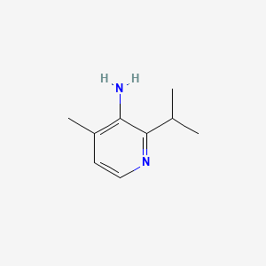 Chemical structure of 2-ISOPROPYL-4-METHYLPYRIDIN-3-AMINE