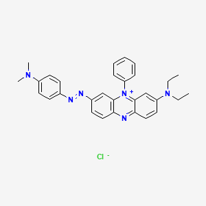 Chemical structure of Janus Green B