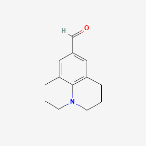 Chemical structure of 9-Julolidinecarboxaldehyde