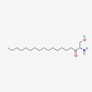 Chemical structure of 3-Ketodihydrosphingosine
