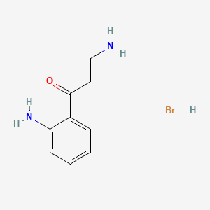 Chemical structure of Kynuramine dihydrobromide