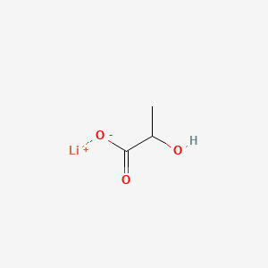Chemical structure of DL-Lactic acid,lithium salt