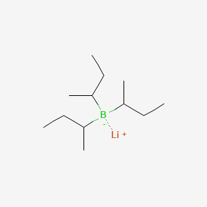 Chemical structure of Lithium tri-sec-butylborohydride solution