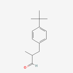 Chemical structure of Lilial