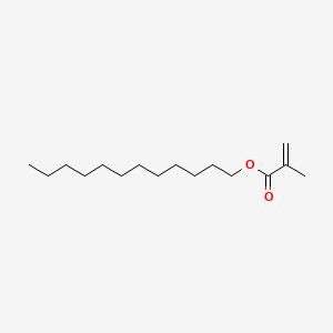 Chemical structure of Lauryl Methacrylate