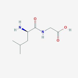 Chemical structure of D-Leu-Gly