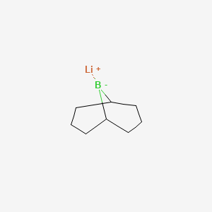 Chemical structure of Lithium 9-BBN hydride solution
