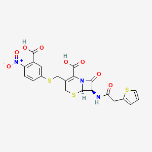 Chemical structure of β-lactamase