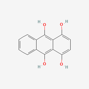 Chemical structure of Leucoquinizarin