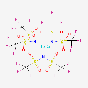 Chemical structure of Lanthanum(III) Bis(trifluoromethanesulfonyl)imide