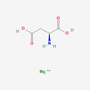 Chemical structure of L-Aspartic acid magnesium salt
