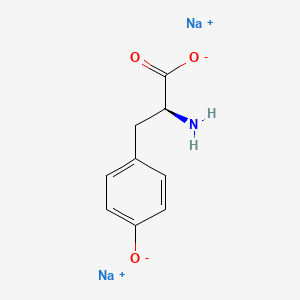 Chemical structure of tyrosine disodium anhydrous