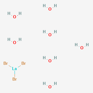 Chemical structure of Lanthanum(III) bromide heptahydrate