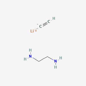 Chemical structure of Lithium acetylide ethylenediamine complex