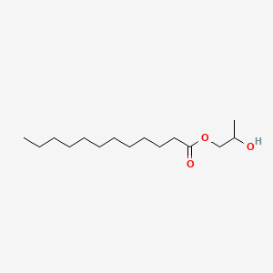 Chemical structure of Propylene Glycol Monolaurate