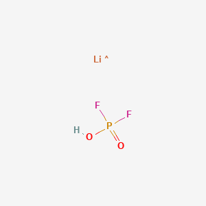 Chemical structure of Li difluorophosphate