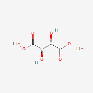 Chemical structure of Lithium Tartrate