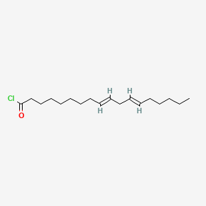 Chemical structure of Linolelaidoyl Chloride