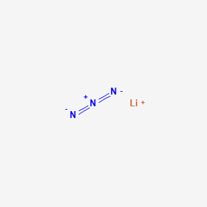 Chemical structure of Lithium azide