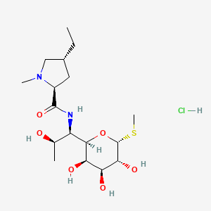 Chemical structure of Lincomycin B Hydrochloride
