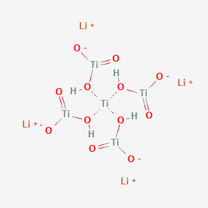Chemical structure of Lithium Titanate (Spinel)