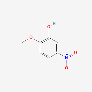 Chemical structure of 2-Methoxy-5-nitrophenol