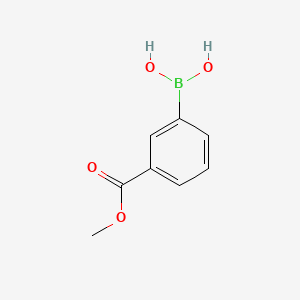 Chemical structure of 3-(Methoxycarbonyl)benzeneboronic acid