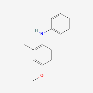 Chemical structure of 4-Methoxy-2-methyldiphenylamine