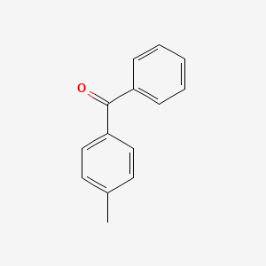 Chemical structure of 4-Methylbenzophenone