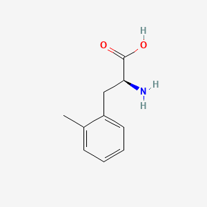 Chemical structure of 2-Methylphenyl-L-alanine